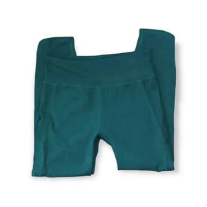 Free people movement teal crop yoga leggings size medium